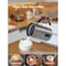 Commercial Chef Milk Frother, Electric Milk Steamer Stainless Steel, Automatic Hot and Cold Milk Frother Warmer CHMF08S - alternate 3
